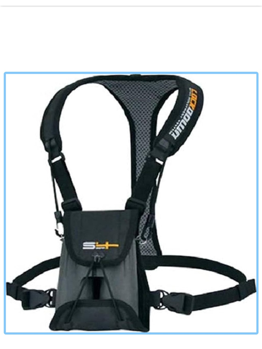 S4 Gear LockDown X Binocular Harness - Anti-Bounce Optics Chest Rig Black